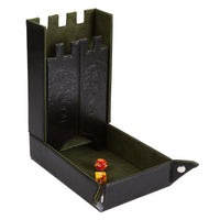 Forged Draco Castle Dice Tower & Dice Tray - Green